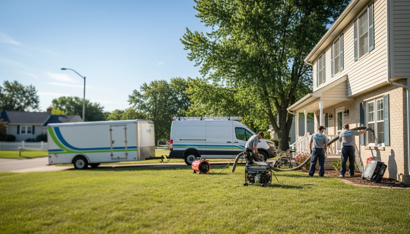 Flooded Basement Restoration And Cleanup With Repair in Marion, WI near me